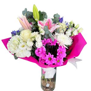 Ramo de flores en tonos suaves