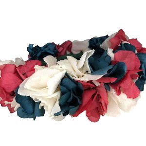 Diadema con hortensia preservada