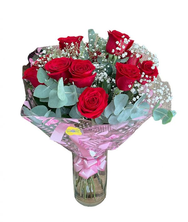 Ramo 12 rosas rojas